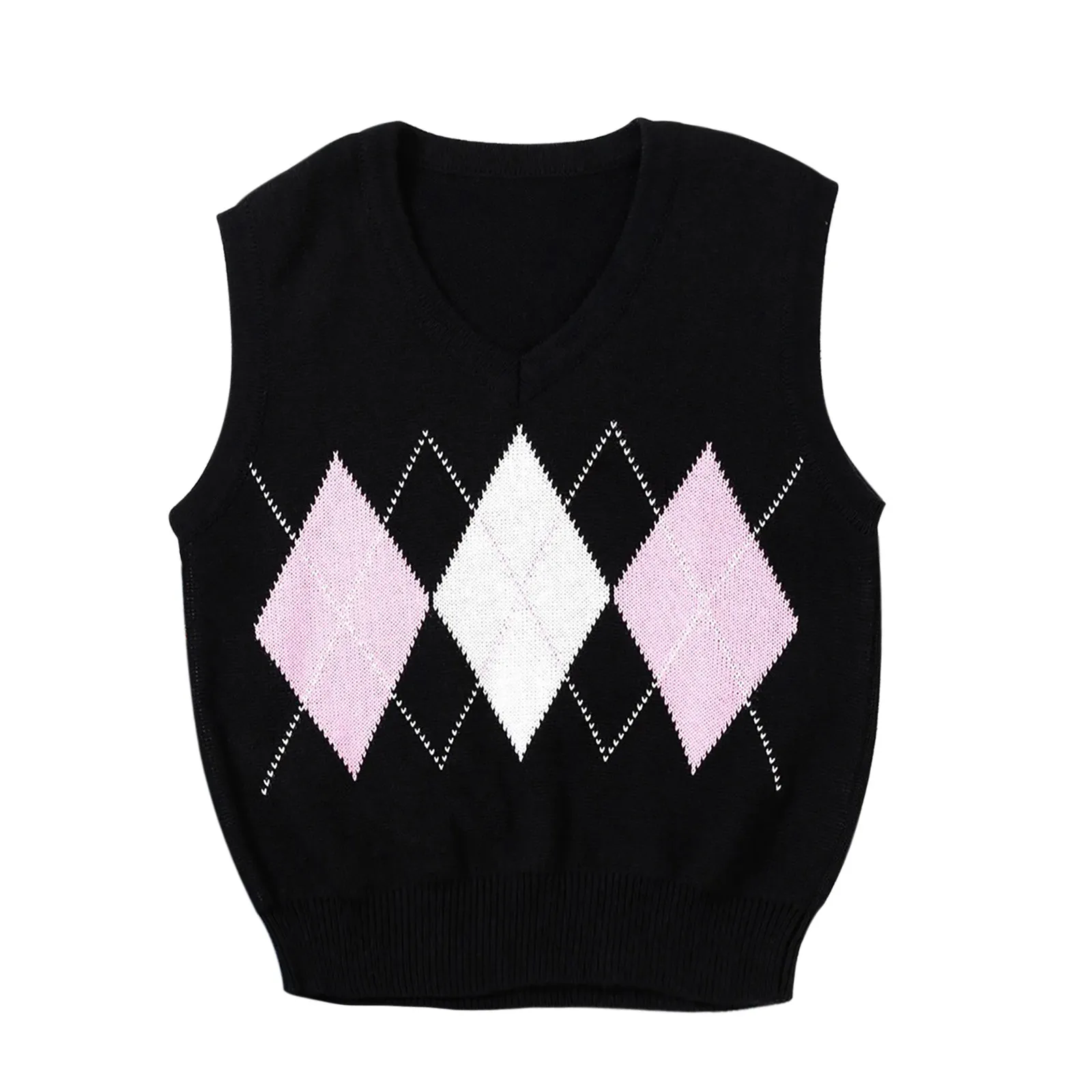 

Women's Sweaters New Style College Style Sleeveless Sweater Vest женские свиеѬа round neck autumn daily wear new Drop Shipping